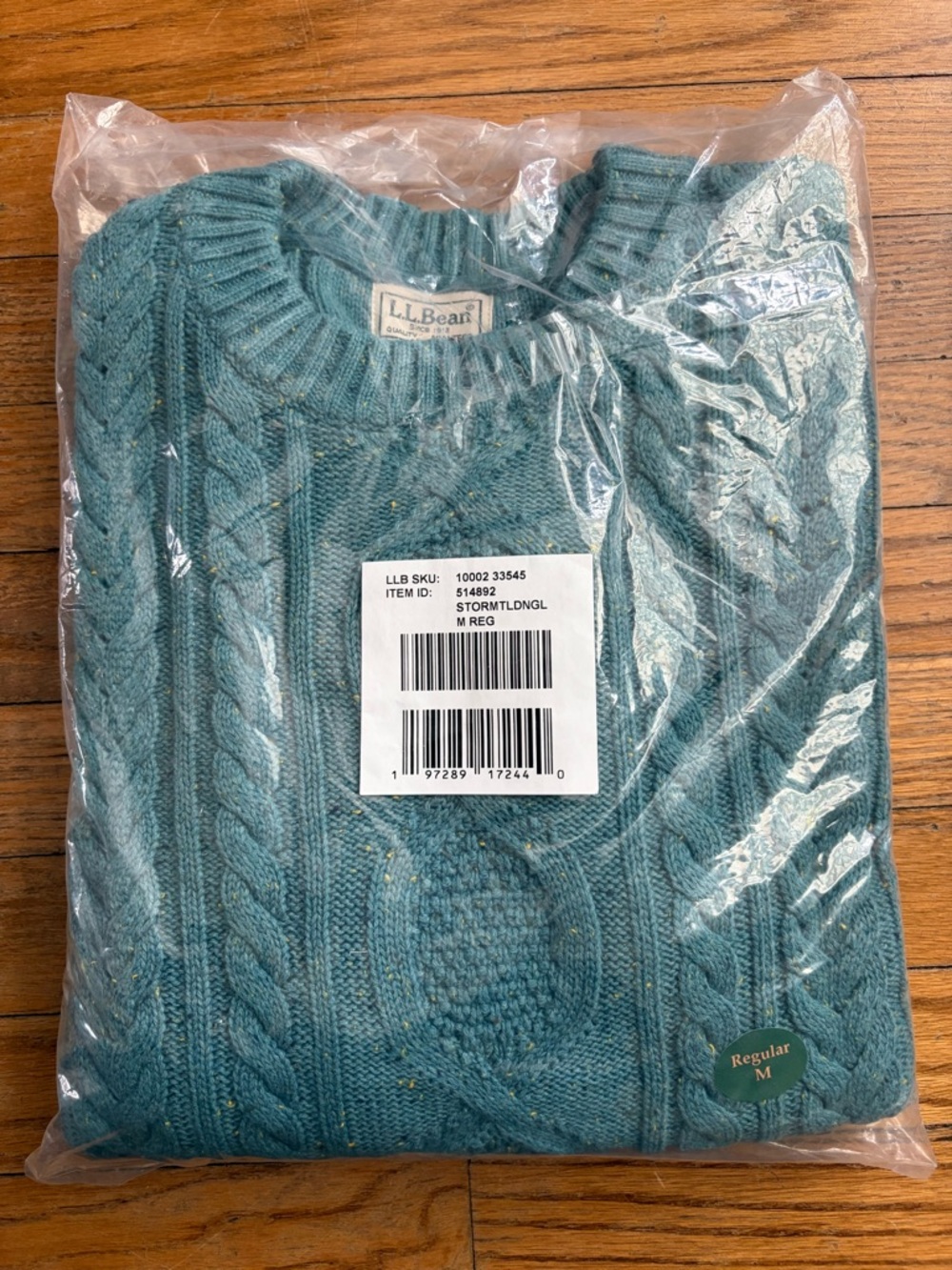 L.L.Bean Men's Bean's Heritage Soft Cotton Fisherman Sweater, Crewneck